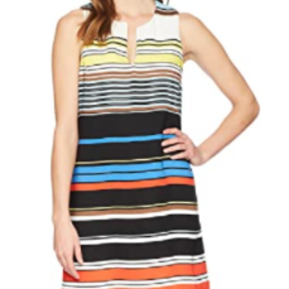 Karen Kane Women's Modern Art Shift Dress